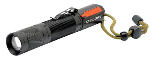 Cyclops CYCTF1200RC FX1200 Pocket Flashlight 210/1200 Lumens White LED Black