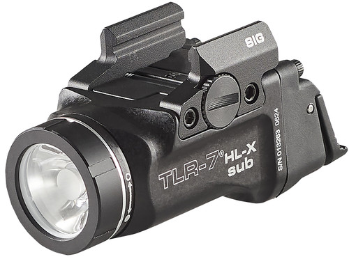 Streamlight 69504 TLR-7 HL-X SUB USB Weapon Light Black Sig P365/XL 1000 Lumens