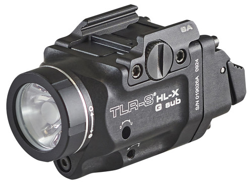 Streamlight 69479 TLR-8 Black Aluminum Springfield Hellcat 500 Lumen Weapon Light with Green Laser