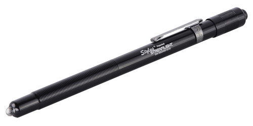 Streamlight 65006 Stylus PenLight Black Anodized Aluminum 2-Lumen Red LED Penlight