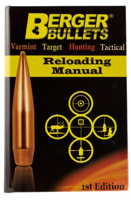 Berger Bullets 11111 Reloading Manual 1st Edition Rifle Centerfire Cartridges Reference Book