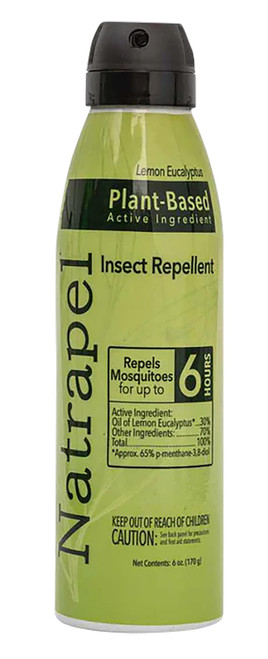 Natrapel 00066865 Lemon Eucalyptus Insect Repellent 6 oz Aerosol DEET-Free Up to 6 Hours