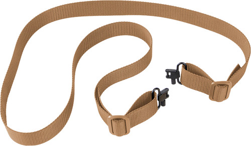 Bulldog Two Point Gun Sling with Deluxe Locking Swivels - Tan