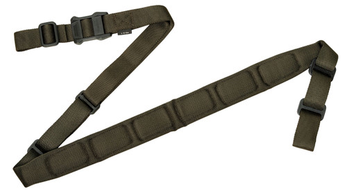 Magpul MAG545RGR MS1 Padded Sling Ranger Green Nylon 48"-60" OAL Two-Point Rifle