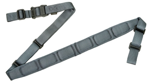 Magpul MAG545GRY MS1 Padded Sling Gray Nylon 48"-60" OAL Two-Point Rifle