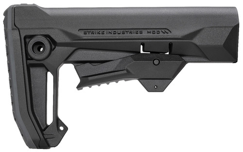 Strike Industries STRIKEESMOD2BK MOD2 Rifle Stock Black Polymer for AR-Style Buffer Tubes