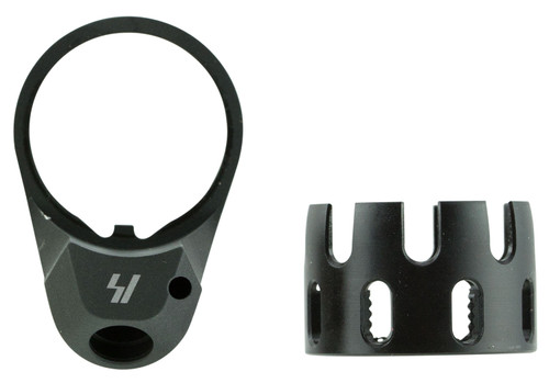 Strike Industries AR Enhanced Castle Nut and Extended End Plate with QD Sling Mount