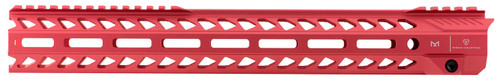 Strike Industries Strike Rail AR-15 M-LOK Handguard Red Aluminum 15.50"