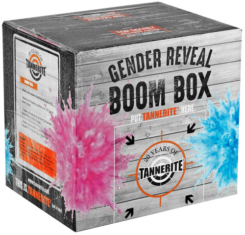 Tannerite GRKP 1 lb Gender Reveal Binary Target with Bright Pink Colored Powder