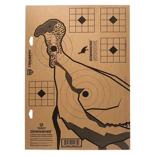 Triumph Systems Downwind Turkey Standing Cardboard Shooting Target 24"W x 17"H (020021000)