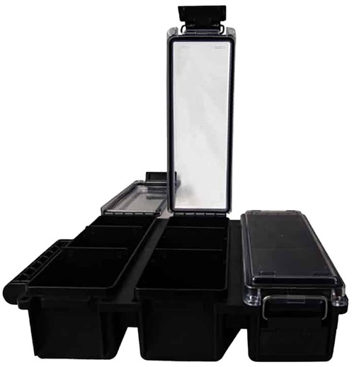 Berry's 68911 Tri-Can Triple Ammo Storage Can Black Plastic