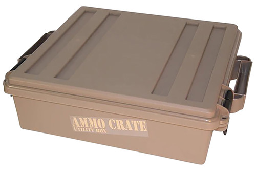MTM Case-Gard ACR572 Ammo Crate Utility Box Dark Earth Polypropylene O-Ring Sealed 85 lb