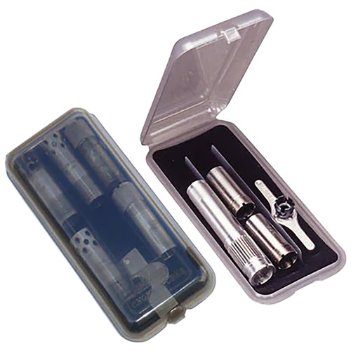 MTM Case-Gard CT9-41 Choke Tube Case Clear Polypropylene Holds 6 Extended or 9 Short Tubes