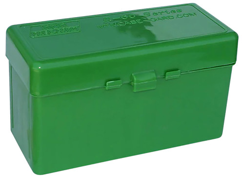 MTM Case-Gard RM6010 Flip-Top Ammo Box 308Win/220Swift/243Win Green Polypropylene 60rd