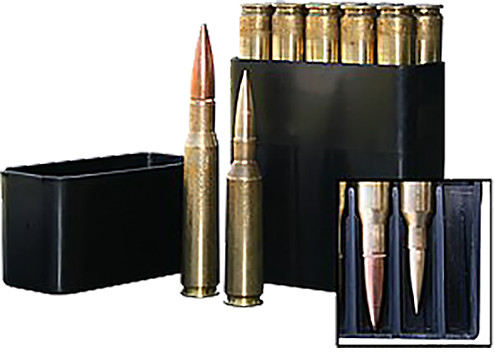 MTM Case-Gard BMG1040 Slip-Top Ammo Box 50 BMG Black Polypropylene 10 Round