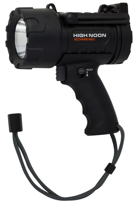 Browning 3717765 High Noon USB Rechargeable Spotlight Black 50-915 Lumens White LED Polymer