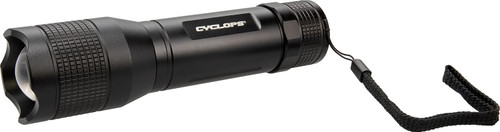 Cyclops CYCTF1500 TF1500 Tactical Flashlight 1500 Lumens White Cree XHP50 LED Black Anodized Aluminum