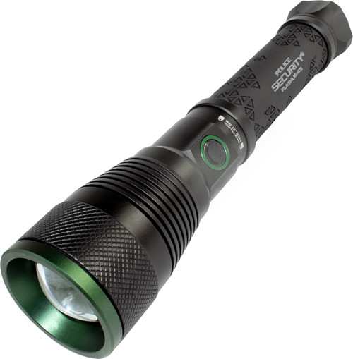 Police Security Skylar R Black Rechargeable Flashlight 750/2800/4500 Lumens with Power Bank