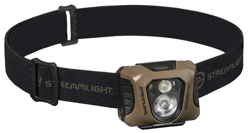 Streamlight 61425 Enduro Pro AAA Headlamp Coyote 200 Lumens Green/White LED 95m Beam