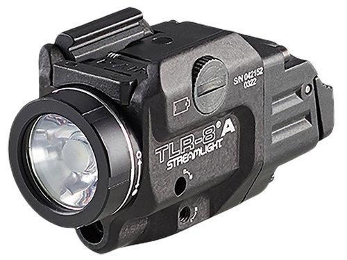 Streamlight 69414 TLR-8 A Weapon Light with Red Laser, Black Anodized, 500 Lumens White LED