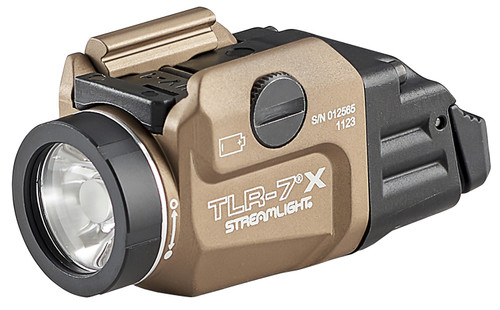 Streamlight 69429 TLR-7 X Gun Light Flat Dark Earth 500 Lumens White LED Multi-Fuel