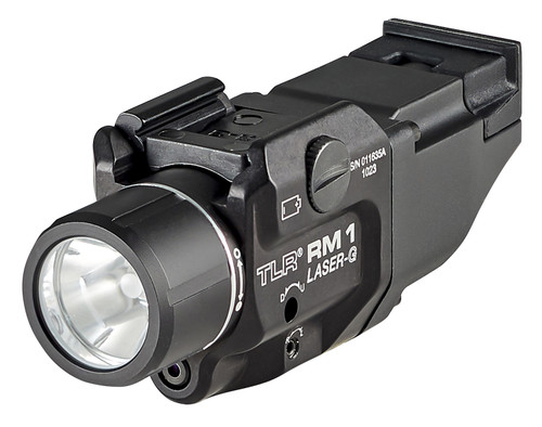 Streamlight 69444 TLR-1 RM Laser-G Black Anodized 500 Lumens White LED Green Laser Picatinny Rail Mount