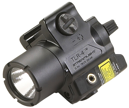 Streamlight 69240 TLR-4 Weapon-Mounted Light Black 170 Lumens C4 LED with Red Laser