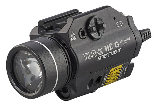 Streamlight 69265 TLR-2 HL G Gun Light Black Anodized 1000 Lumens White LED with Red Laser