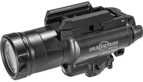 SureFire X400UH-A-GN Ultra Masterfire Black Anodized 1000 Lumens White LED Green Laser