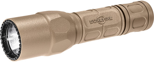 SureFire G2X Pro Tan 15/600 Lumens White LED Dual-Output Polymer Tactical Flashlight