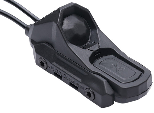 Unity Tactical AXON Black USB-C Remote Switch for Weapon Lights and Lasers Crane