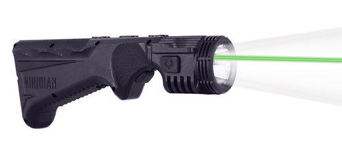 Viridian 4LUX Grip Light with Green Laser Black 2000 Lumens White LED M-LOK Foregrip
