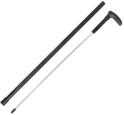 Cold Steel CSCN38CBL Cable Whip Cane Black Carbon with Zinc Plating 32" OAL