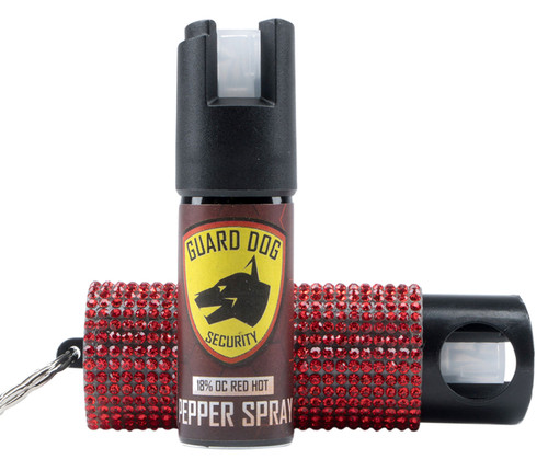 Guard Dog PSGDBOC181RD Bring It On OC Pepper Spray 0.50 oz Red 16 ft Range with UV Dye