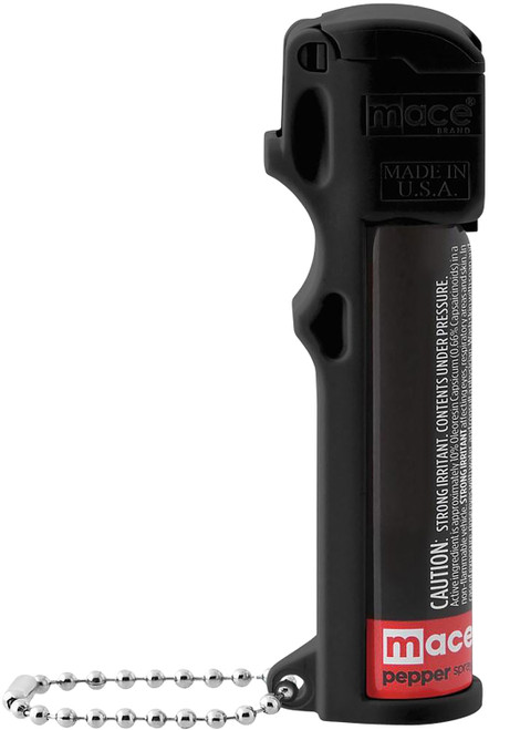 Mace 80725 Personal Pepper Spray 12 ft Range Black with Keychain