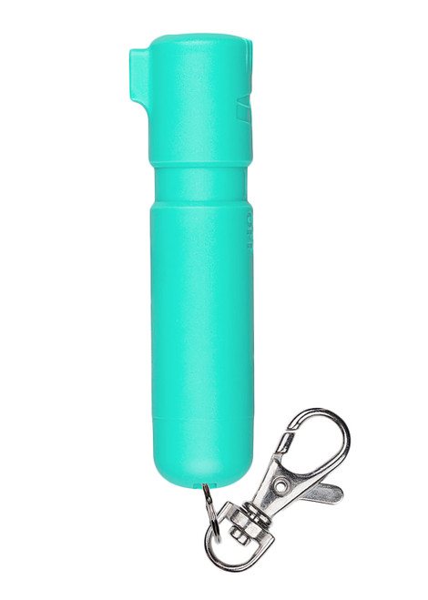 Sabre MDMT02 Mighty Discreet Mini Pepper Spray Mint 12 ft with Key Ring and Snap Clip
