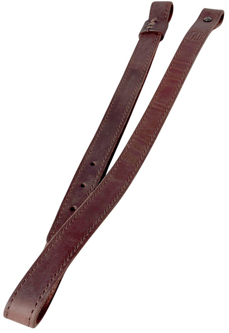 1791 Gunleather HNTSSSBRWA Hunt Simple Strap Leather Rifle Sling Oiled Brown 36 to 44 in Adjustable