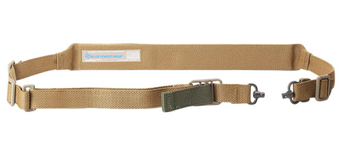 Blue Force Gear VCAS2TO1PB200AACB Vickers 221 Coyote Brown Cordura Padded Rifle Sling 57"-67" OAL
