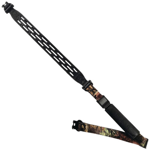Limbsaver 12295 Kodiak-Air Sling Black NAVCOM Rubber & Mossy Oak Break-Up Nylon w/ 1" W & Adjustable Design for Rifles