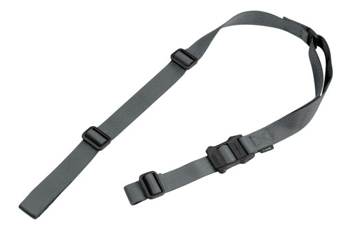 Magpul MAG513GRY MS1 Gray Nylon Two-Point Rifle Sling 48"-60" OAL Adjustable