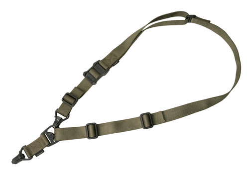 Magpul MAG514RGR MS3 Gen2 Ranger Green Nylon One-Two Point Rifle Sling 48"-60" Adjustable