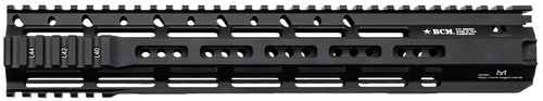 BCM RAIDERM13556BLK RAIDER-M13 Rail Black Anodized 13.00" M-LOK Free-Floating Style Made of Aluminum for AR-Platform