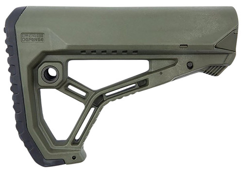 FAB Defense FXGLCOREG GL-CORE AR-15/M4 Buttstock Olive Drab Green - Mil-Spec & Commercial Tube Compatible