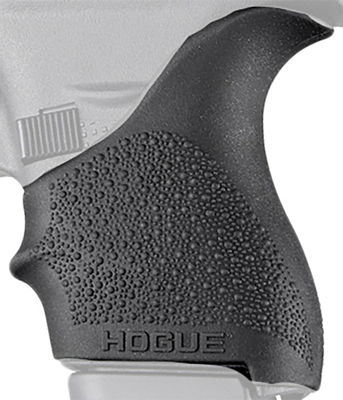 Hogue 18200 HandAll Beavertail Grip Sleeve Textured Black Rubber for Glock 42/43