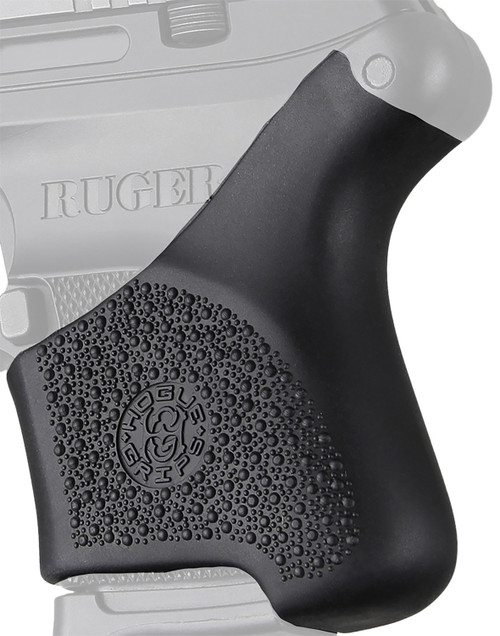 Hogue HandAll Hybrid Grip Sleeve Textured Black Rubber for Ruger LCP
