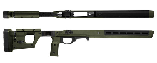 Magpul MAG997-ODG Pro 700 Fixed Stock OD Green Synthetic with Aluminum Bedding for Remington 700 Short Action