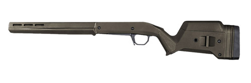 Magpul MAG931-ODG Hunter American Stock OD Green Synthetic with Aluminum Bedding & Adjustable Comb for Ruger American SA