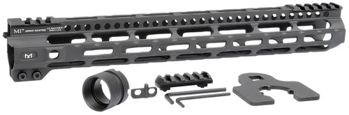 Midwest Industries MICRLW14 Combat Lightweight AR-15 M-LOK Handguard 14" Black Hardcoat Anodized Picatinny