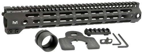 Midwest Industries MIG4M13375 Tactical G4M AR-15 M-LOK Handguard 13.3" Black Hardcoat Anodized 6061-T6 Aluminum
