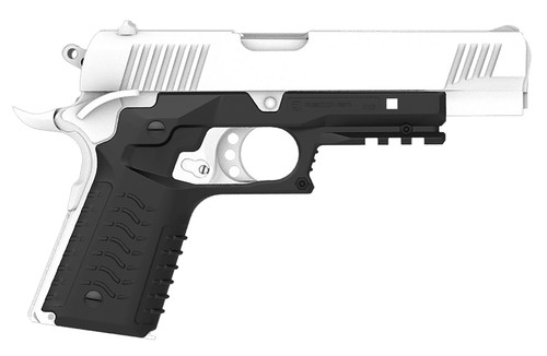 Recover Tactical CC3H-01 Black Polymer Picatinny Grip and Rail System for Standard Frame 1911